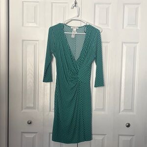 Laundry by Design Teal Long Sleeve Dress